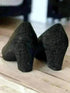 Black Shimmer Ballerina Shoes - cunei